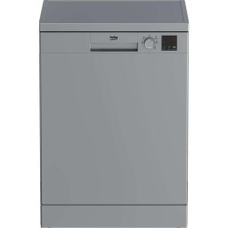 Masina de spalat vase indepedenta Beko DVN05320S, 13 seturi, 5 programe, Clasa E, 60 cm, argintiu
