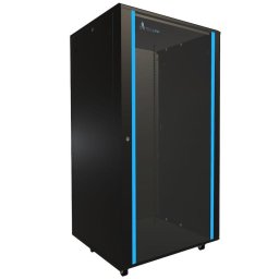 Dulap rack, Extralink, 32U, 800 x 800, Montare pe perete/pardoseala, Usa sticla, Deschiderea usii in partea stanga/dreapta, Negru