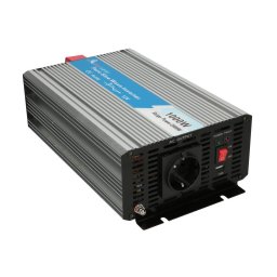 Extralink VOLTAGE CONVERTER 12V - 230V, 1000W, PURE SINUS OPIP-1000W adaptoare si invertoare de curent Auto Aluminiu