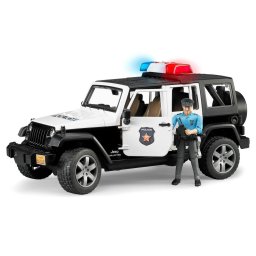 Masina de politie Jeep Wrangler Rubicon, Bruder 02526