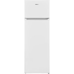Frigider cu doua usi Heinner HF-V242E++, 242 l, Less Frost, Clasa E, Control mecanic, Iluminare LED, H 160 cm, Alb
