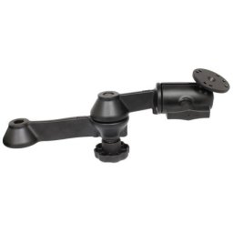 RAM® 12" brat dublu pivotant cu placa rotunda - dimensiune C