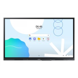 Tabla interactiva Samsung E-board WAD LH86WADWLGCXEN, 86”, 4K UHD, 400cd/mp, 40 puncte atingere, Android 13.0, certificat Google EDLA, TUV, Energy Star, DNSH, Negru