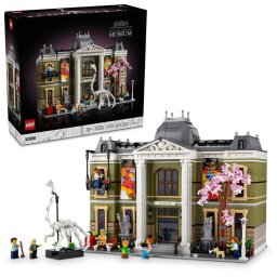 Set de constructie LEGO Icons Muzeum Historii Naturalnej, 4014 piese, 7 minifigurine, +18 ani, 250x390x310mm