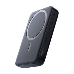 Acumulator extern wireless, Mcdodo, MagSafe 10000mAh, pentru iPhone 12 / 13 / 14 / 15 / Plus / Pro / Max, Negru