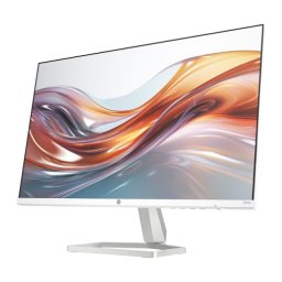Monitor IPS LED HP S5 23.8" 524sw, Full HD (1920 x 1080), VGA, HDMI, 100 Hz, 5 ms, Alb/Argintiu