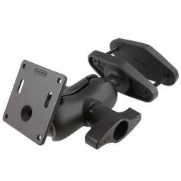 RAM® 4" Square Post Clamp Mount cu placa VESA de 75x75mm