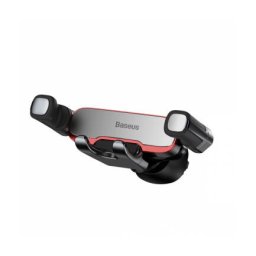 Suport auto Baseus Mr Hui Gravity, pt. SmartPhone, fixare grila de ventilatie, prindere automata smartphone, Negru-Rosu