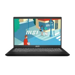 Laptop MSI Modern 15 H C13M-202PL, Intel® Core™ i5 13420H, 39.6 cm (15.6") Full HD, 16 GB DDR4-SDRAM, 512 GB SSD, Intel Iris Xe Graphics, Windows 11 Home, Negru