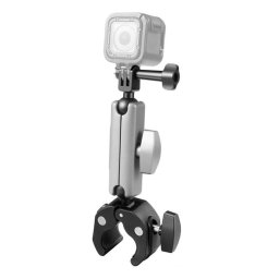 Suport pentru motocicleta, PULUZ, Metal, Argintiu, Negru