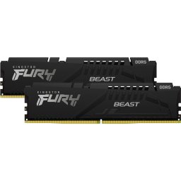 Kit dual memorie RAM Kingston Beast, Capacitate 16GB DDR5 (2x8 GB), Frecventa 5600 MHz, CL - 40, Negru