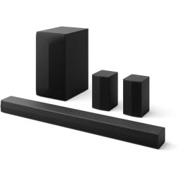 Sistem Home Cinema LG S60TR, 5.1 , 440W, Kit Wireless Surround inclus, Subwoofer Wireless, Negru