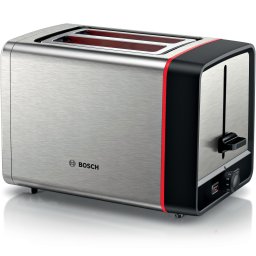 Prajitor de paine compact Bosch TAT6M420, setari pt decongelare si incalzire, suport pt incalzire chifle; high lift; oprire automata; rumenire uniforma; fara BPA pt elemente plastic; Inox