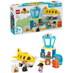 Jucarie LEGO® DUPLO® - Prima oara la aeroport 10443, 23 piese, 3 ani+