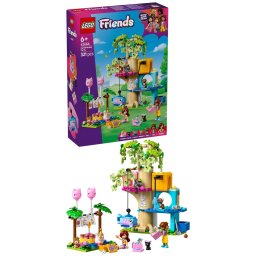 LEGO® Friends - Petrecere de ziua de nastere a pisicii si casuta in copac 42666, 321 piese