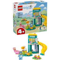 Jucarie LEGO® Bluey, Distractie la locul de joaca cu Blue si Chloe 11201, 104 piese, 4 ani+