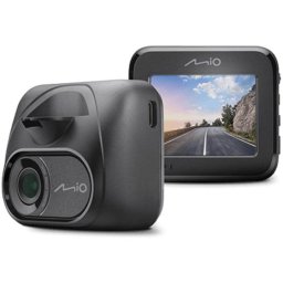 Camera video auto Mio MiVue™ C590, Full HD 1080p , Senzor Sony STARVIS™ CMOS, Alerta medie camera radar fix, Negru