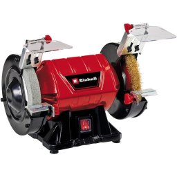 Polizor dublu Einhell TC-BG 150 B, max. 350 W, disc de slefuit Ø 150 mm, protectie impotriva scanteilor, inclus disc de slefuit grosier K36, disc cu perie