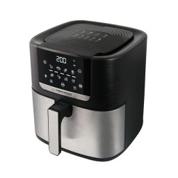 Friteuza Esperanza EKA004, 1700 W, 8 L, Negru/Argintiu