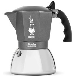 Coffee maker BIALETTI BRIKKA INDUCTION 4TZ 180 ml Anthracite, Silver