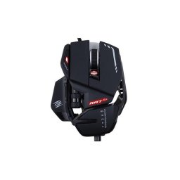 Mouse gaming Madcatz R.A.T. 6+, 12000 DPI, Optic, 11 butoane programabile, iluminare multicolor, (pentru mana dreapta) Negru