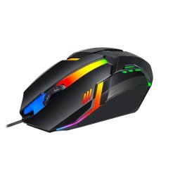 Mouse gaming Vakoss TM-5133K, 1000 DPI, 3 butoane, RGB, Lighting, Negru