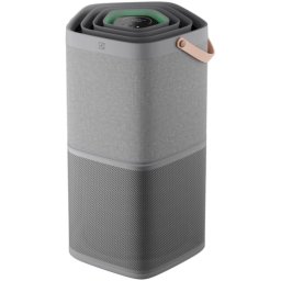 Purificator de aer Electrolux EPO60571UG seria 600, CADR 520 mc/h, Ionizare, 5 trepte de purificare cu filtru HEPA 13 si carbon activ, Filtrare antivirala si antibacteriana, Senzor umiditate, Lumina, Temperatura, COV-total, WiFi, Gri