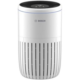 Purificator de aer Bosch Air 4000 Wi-Fi, CADR 300m3/h, Prefiltru, filtru HEPA H13, filtru de carbon activ, senzor de praf, timer, Alb