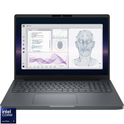Laptop DELL 16'' Pro Max 16 Plus MB16250, FHD+ 120Hz VRR, Procesor Intel® Core™ Ultra 7 265HX (30M Cache, up to 5.30 GHz), 32GB DDR5 CSODIMM, 1TB SSD, RTX PRO 2000 Blackwell 8GB, Win 11 Pro, 3Yr ProSupport