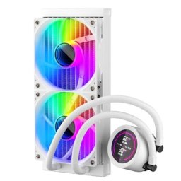 Cooler 1STPLAYER THUNDERSTORM TS4 240, ARGB, Alb