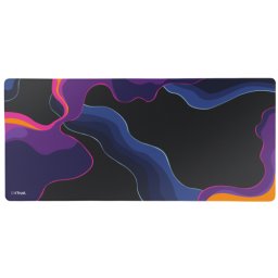 Mouse Pad Trust GXT 759 XXL, suprafata moale, dimensiuni 900 x 400 x 3 mm, mov/albastru