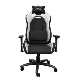 Scaun gaming Trust GXT 714W Ruya, greutate maxima 150 kg, Piele sintetica, Alb/Negru