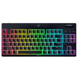 Tastatura Razer Blackwidow V4 TKL Low-profile HyperSpeed TKL, Orange Tactile Switch, RGB, USB, Wireless 2.4Ghz, Bluetooth, Negru