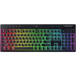 Tastatura mecanica wireless Razer Blackwidow V4 Low profile HyperSpeed, switch Razer Low-profile Mechanical Switches (Yellow Linear Switch), 110 taste, iluminare Razer Chroma RGB, negru