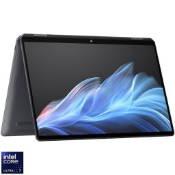Laptop HP OmniBook Ultra Flip14-fh0000nn, procesor Intel® Core™ Ultra 7-256V pana la 4.8GHz, 14 inch, TOUCH, 2.8K, 16GB DDR5 RAM, 1TB SSD, Intel® Arc™ Graphics, Windows 11 Home, Gri