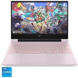 Laptop Gaming HP Victus 15-fa2000nn, procesor Intel® Core™ i5 -13420H pana la 4.6 Ghz, 15.6 inch, Full HD, IPS, 16 GB DDR4, 512GB SSD, NVIDIA GeForce RTX 4050 6GB VRAM, No OS, Roz pudrat
