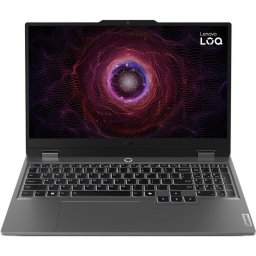Laptop Gaming Lenovo LOQ 15ARP9, Procesor AMD Ryzen™ 5 7235HS pana la 4.20 GHz, 15.6 inch, Full HD, IPS 144Hz, 16GB RAM, 512GB SSD, NVIDIA GeForce RTX 4050 6GB, No OS, Gri