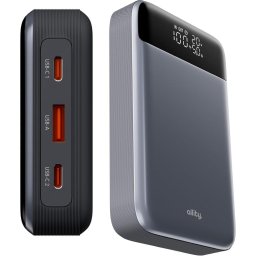 Acumulator extern Allity APB-200, PD Quick Charge, 130W, 19200 mAh, Gri