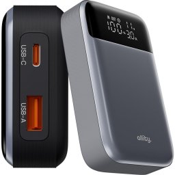 Acumulator extern Allity APB-200, PD Quick Charge, 33W, 10000 mAh, Gri