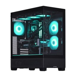Sistem Desktop PC Actina KOMACNGIP0318, AMD Ryzen 9 7900, 32 GB DDR5-SDRAM, 1 TB SSD, AMD Radeon RX 9070, Midi Tower, Negru