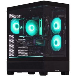 Sistem Desktop PC Actina KOMACNGIP0295, AMD Ryzen 7 8700F, 32 GB DDR5-SDRAM, 1 TB SSD, NVIDIA GeForce RTX 5070 Ti, Midi Tower, Negru