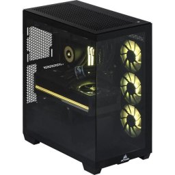 Desktop PC Actina Midi Tower, AMD Ryzen 7 7800X3D 8 C / 16 T, 5.0 GHz, 32 GB RAM, 2 TB SSD, AMD RX 9070 XT 16 GB, Fara sistem de operare