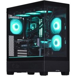 Sistem Desktop PC Actina KOMACNGIP0307, AMD Ryzen9 9900X3D32 GB DDR5-SDRAM, 2 TB SSD, NVIDIA GeForce RTX 5080, Midi Tower, Negru
