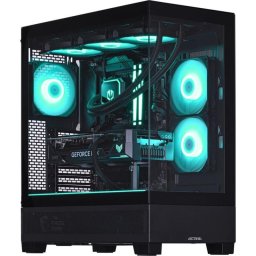Sistem Desktop PC Actina KOMACNGIP0321, AMD Ryzen 9 9900X, 32 GB DDR5-SDRAM, 1 TB SSD, AMD Radeon RX 9070 XT, Midi Tower, Negru