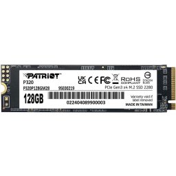 SSD Patriot Memory P320, 128 GB, M.2, PCI Express 3.0, NVMe