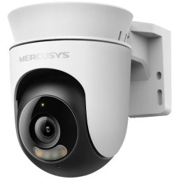Camera de supraveghere Wireless Mercusys MC510, Pan/Tilt 360 grade, 2K QHD 3MP, Color Night Vision, Detectarea si urmarirea persoanelor, Two-Way Audio, ONVIF, IP65