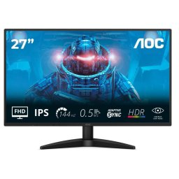 Monitor AOC 27B36X, 27" 1920 x 1080 Full HD, IPS LED, 144 Hz, 4 ms, Negru