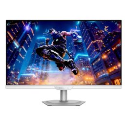 Monitor Gaming SS IPS LED, GIGABYTE M27Q2 QD ICE, 27 inch, QHD (2560 x 1440), HDMI, DisplayPort, Pivot, 200 Hz, 1 ms, Alb/Argintiu