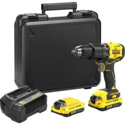 Masina de gaurit si insurubat cu percutie Stanley FatMax SFMCD715D2K-QW, 18V, 1900 rpm, 60 Nm