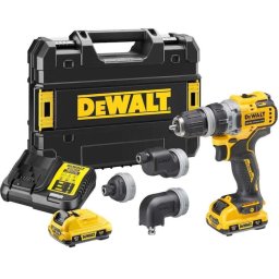 Masina de gaurit si insurubat DeWalt DCD703L2T, 12 V, 1500 RPM, acumulator 3 Ah Li-Ion, gaurire lemn 20 mm, gaurire metal 10 mm